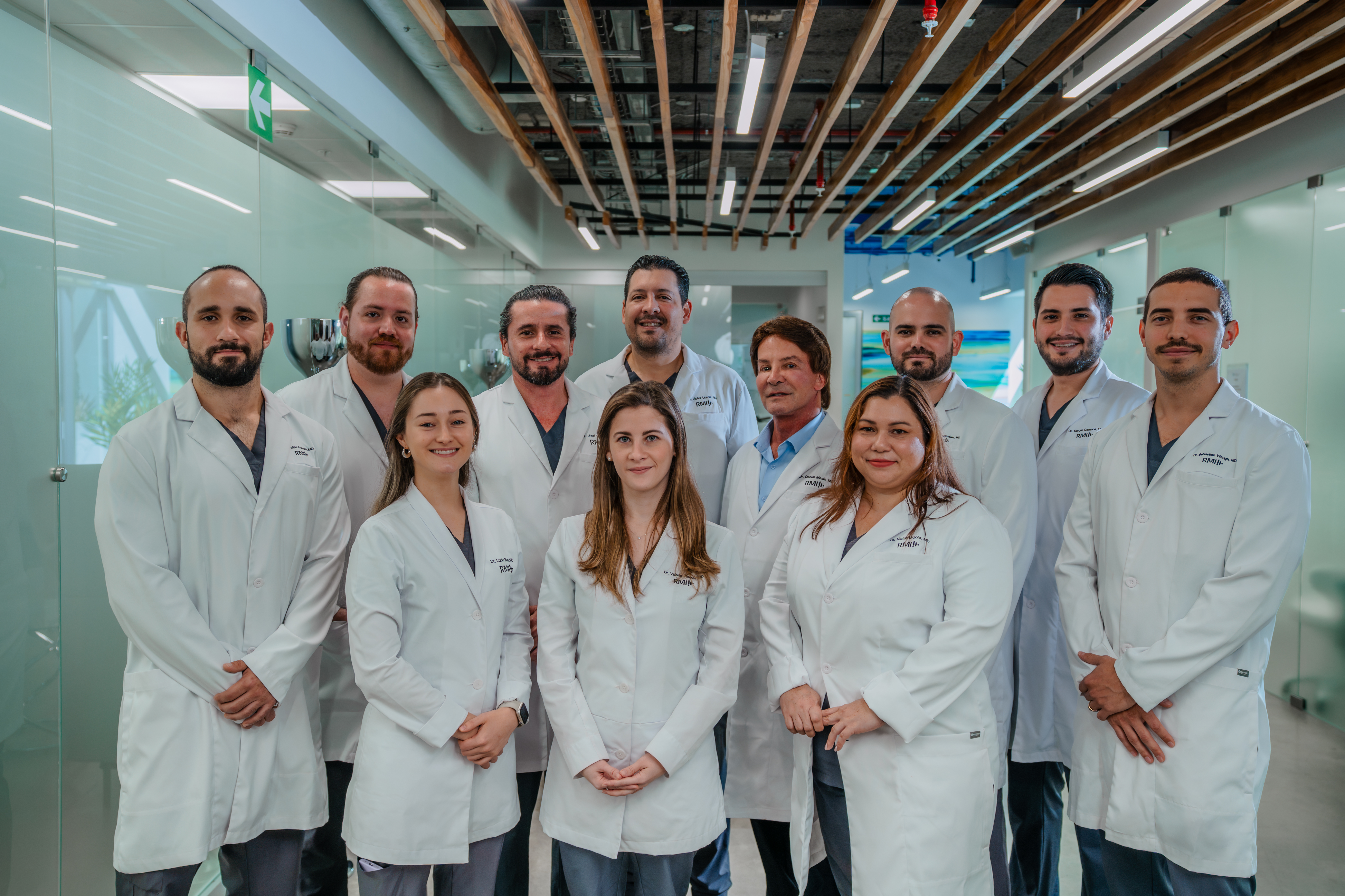 RMI specialist physicians reviewing a patient protocol