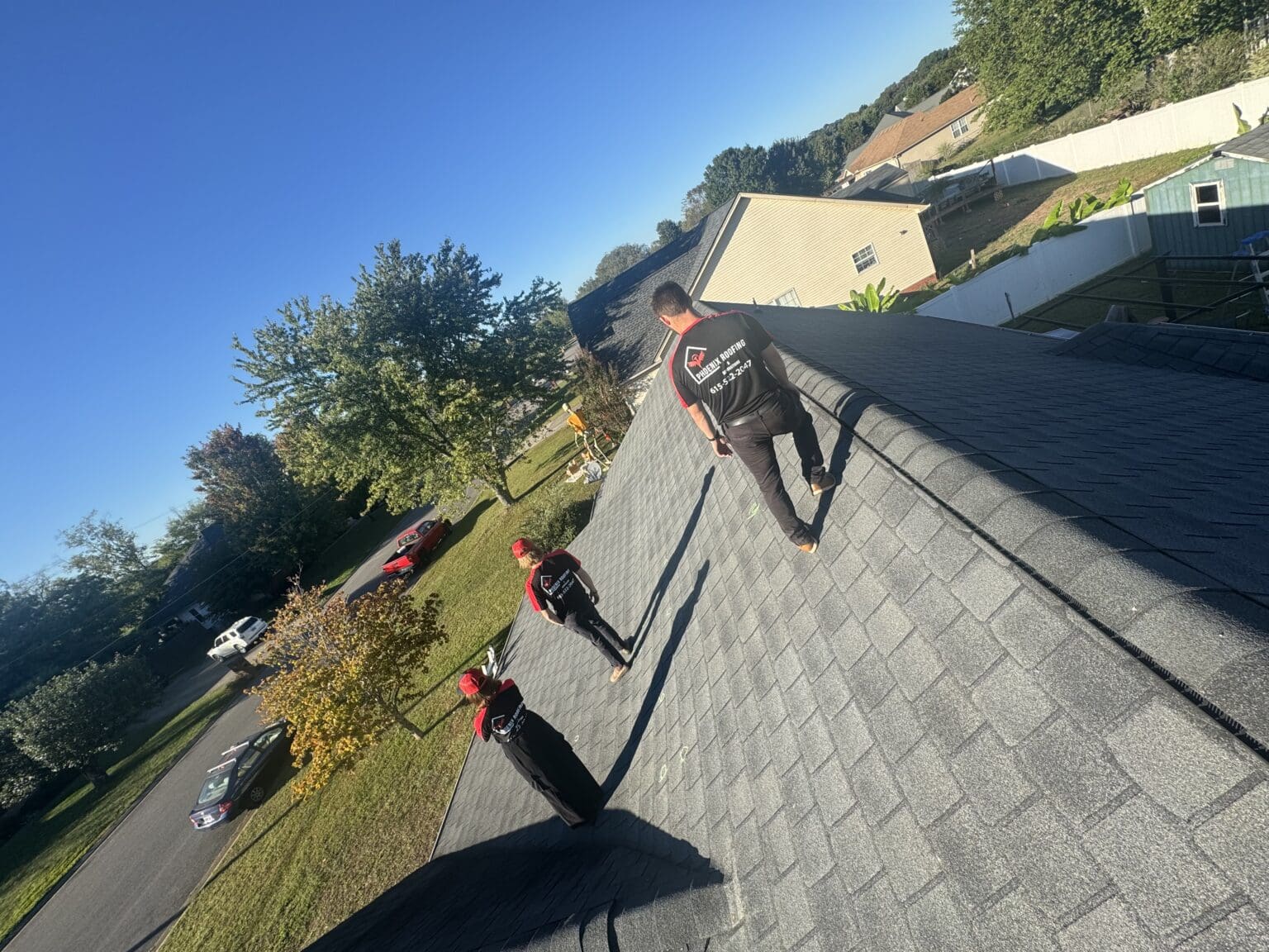 Phoenix Roofing and Renovations roofing project in Nashville