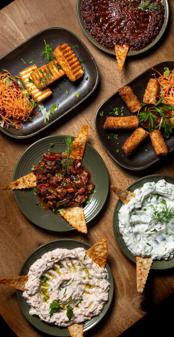 hot & cold meze selection