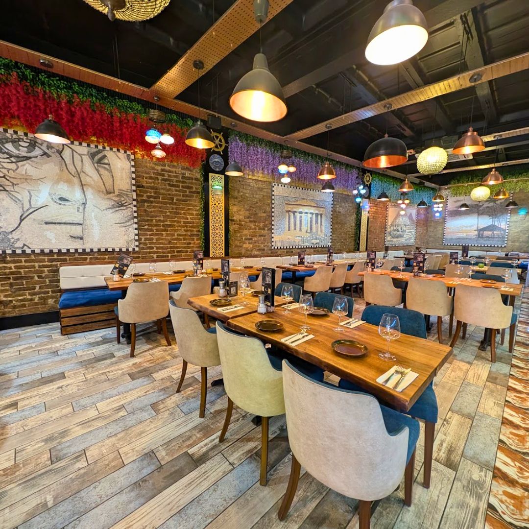 Cosy restaurant seating area