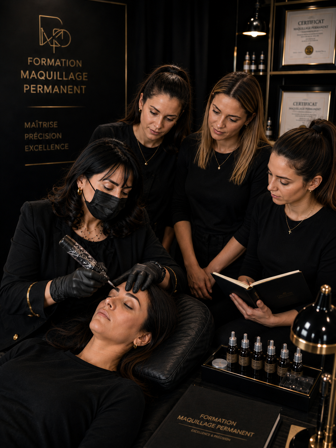 Formation Elite Sourcils - démonstration technique