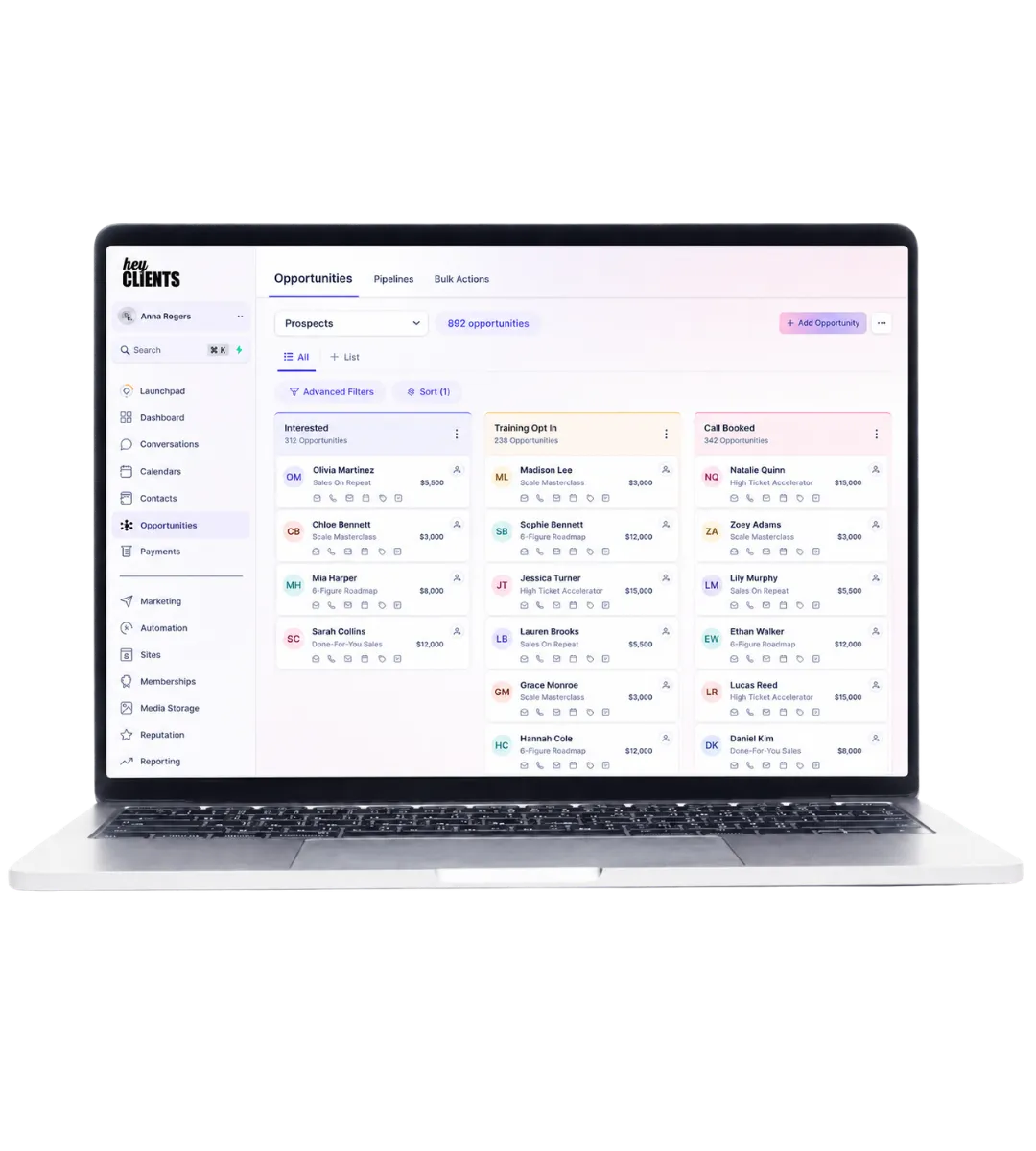 Sales pipeline CRM