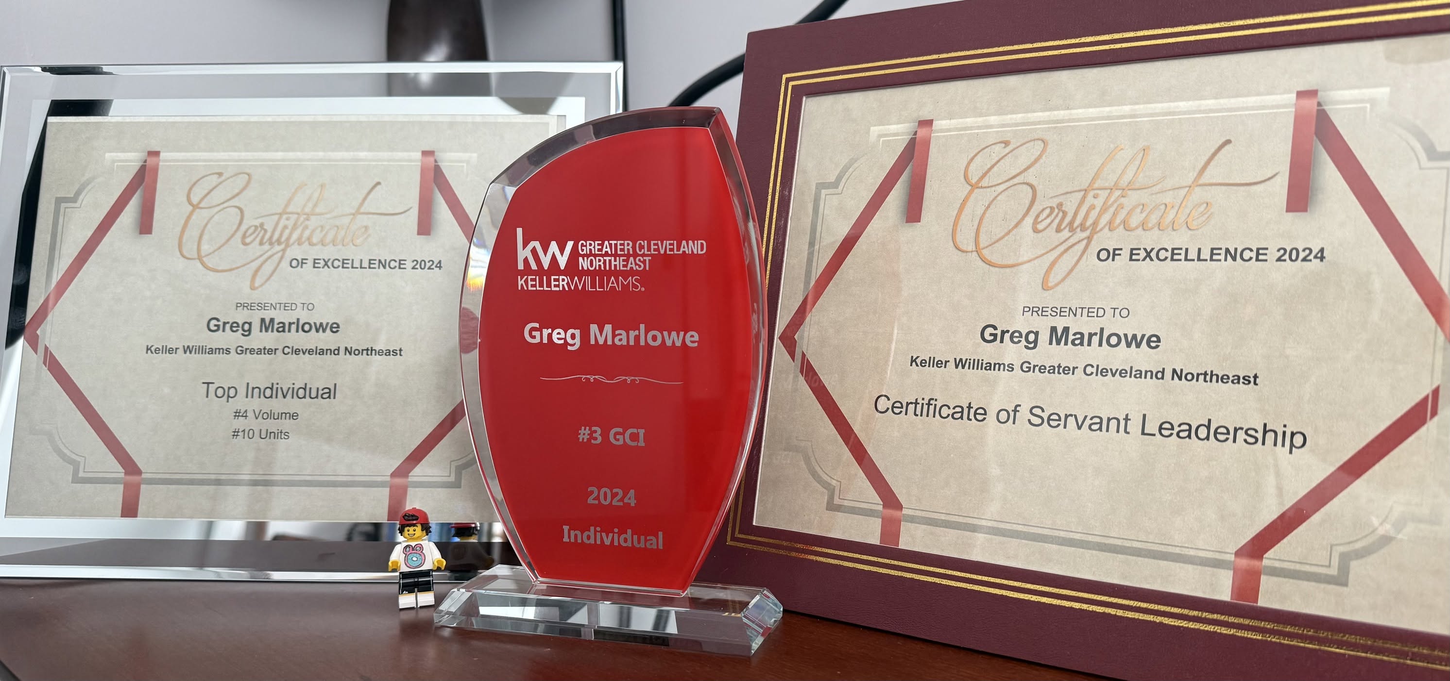 Greg Marlowe's KW awards, #3 GCI 2024 Individual