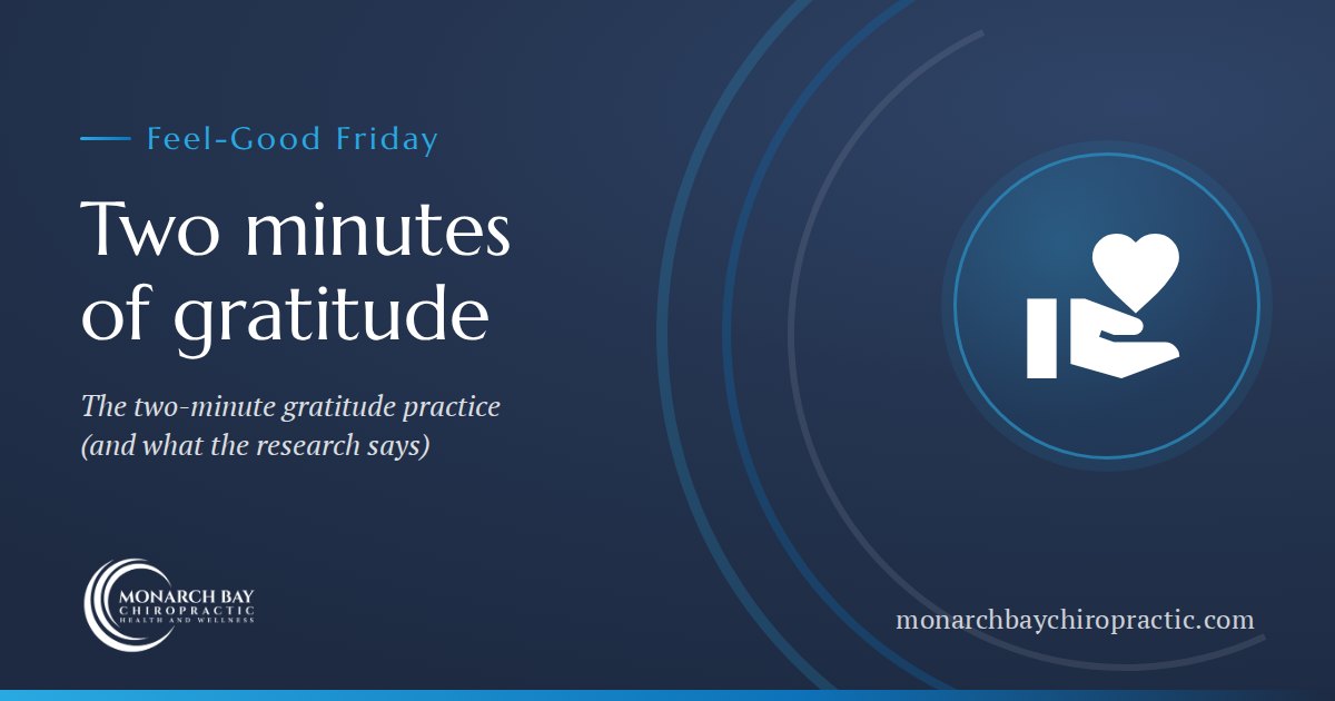 Two minutes of gratitude