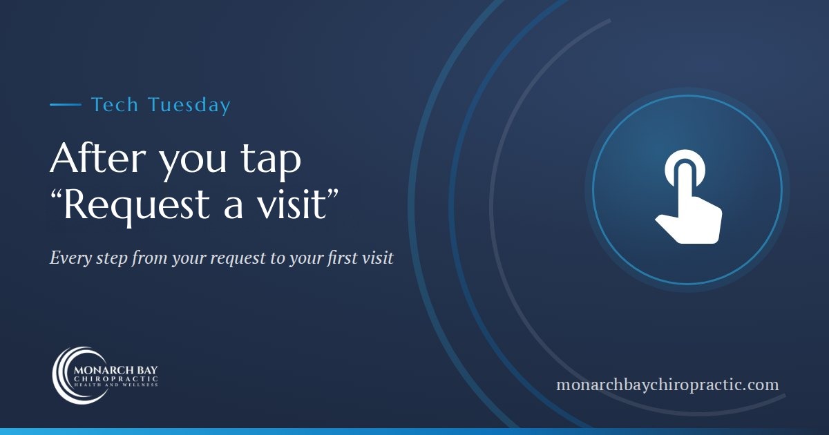After you tap Request a visit