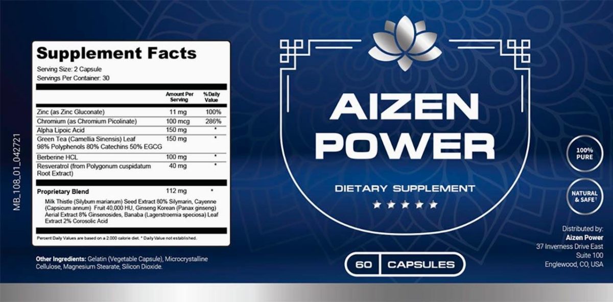 aizen-power-supplement-fact