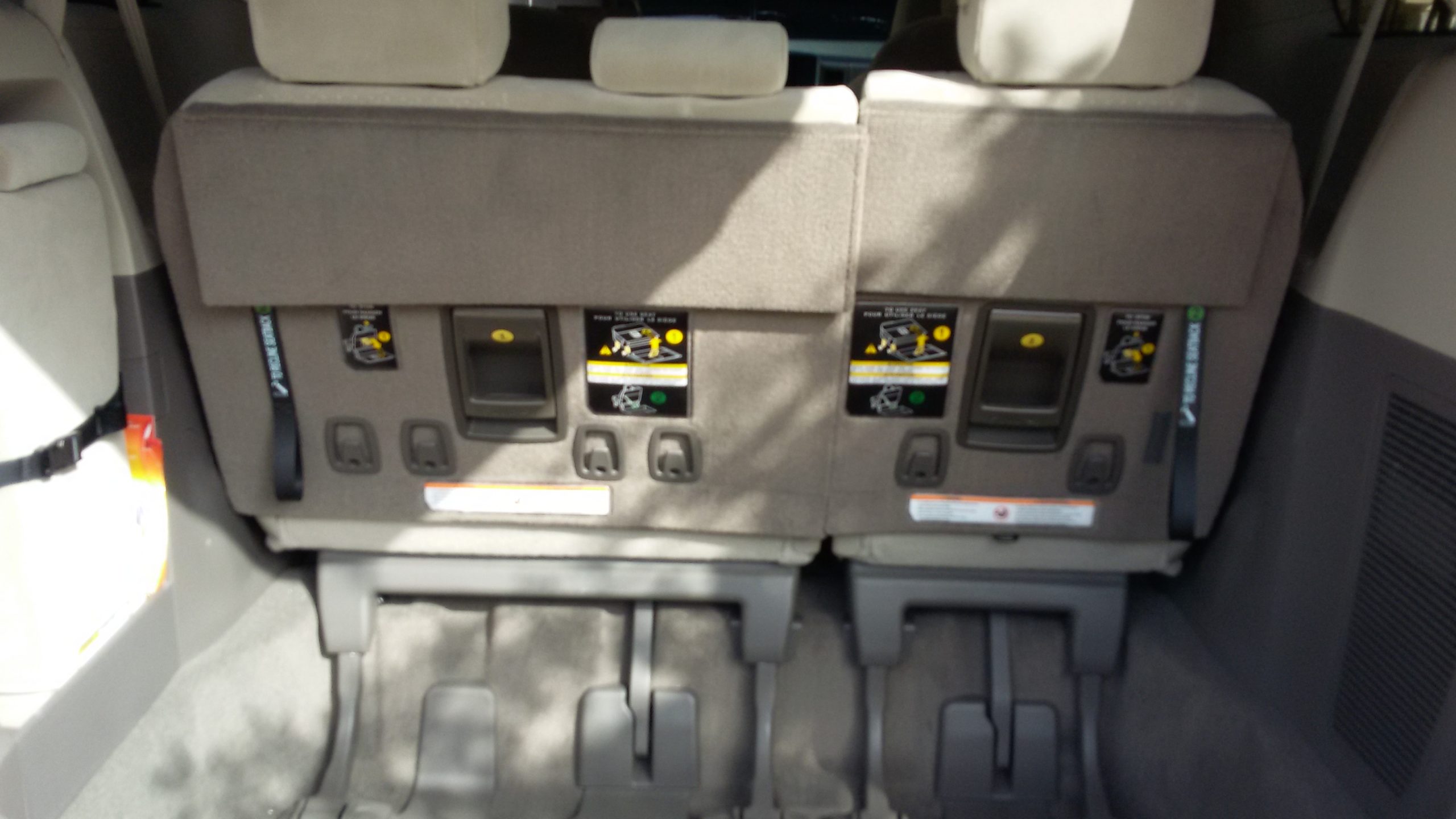Comfortable passenger seating inside The Shuttle van