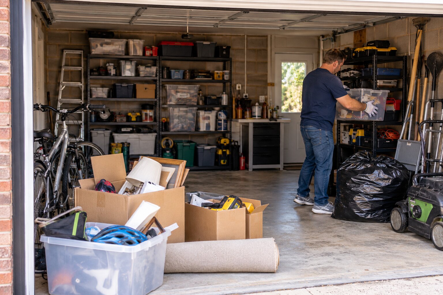 Garage decluttering tips