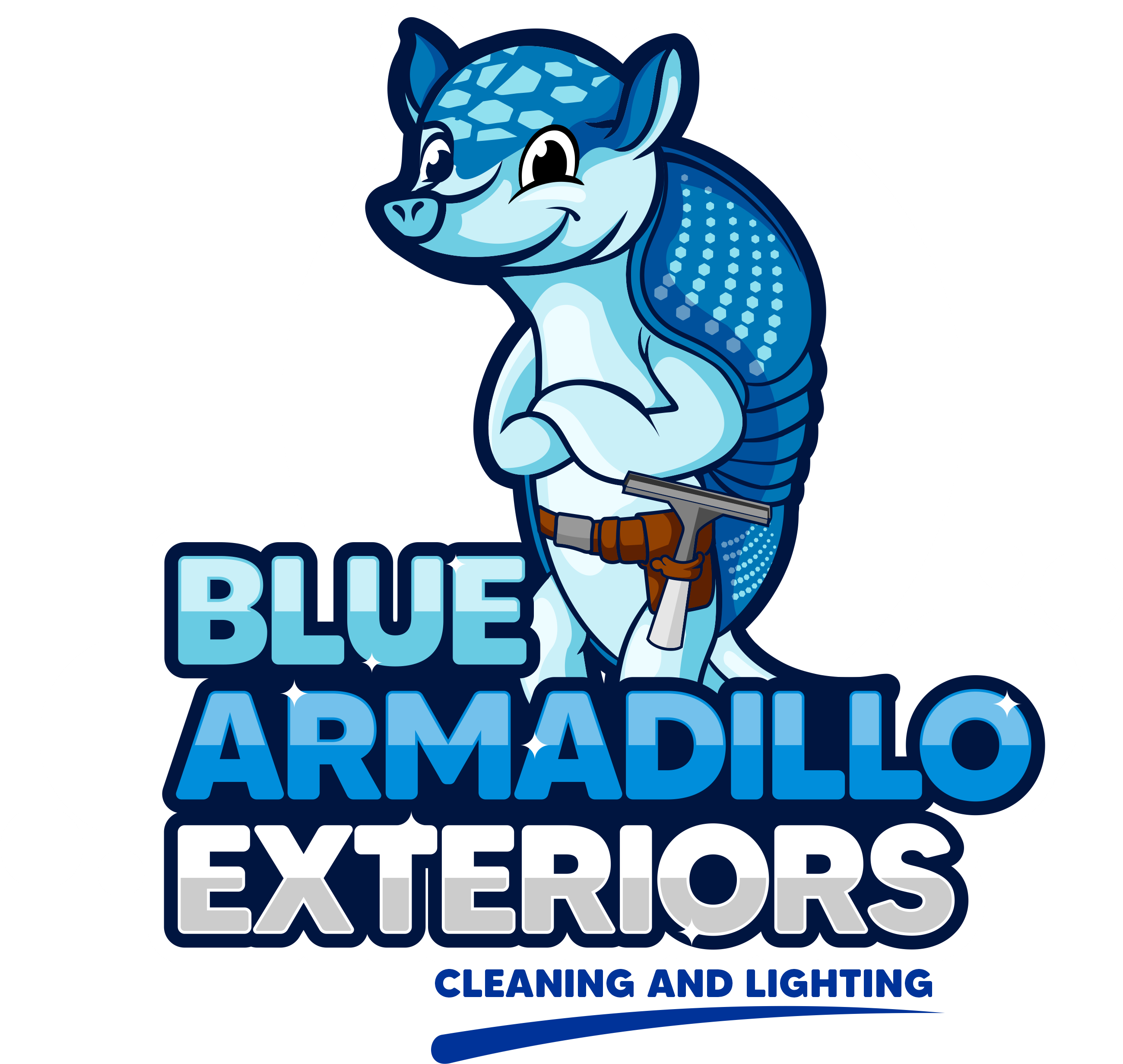 Blue Armadillo Logo