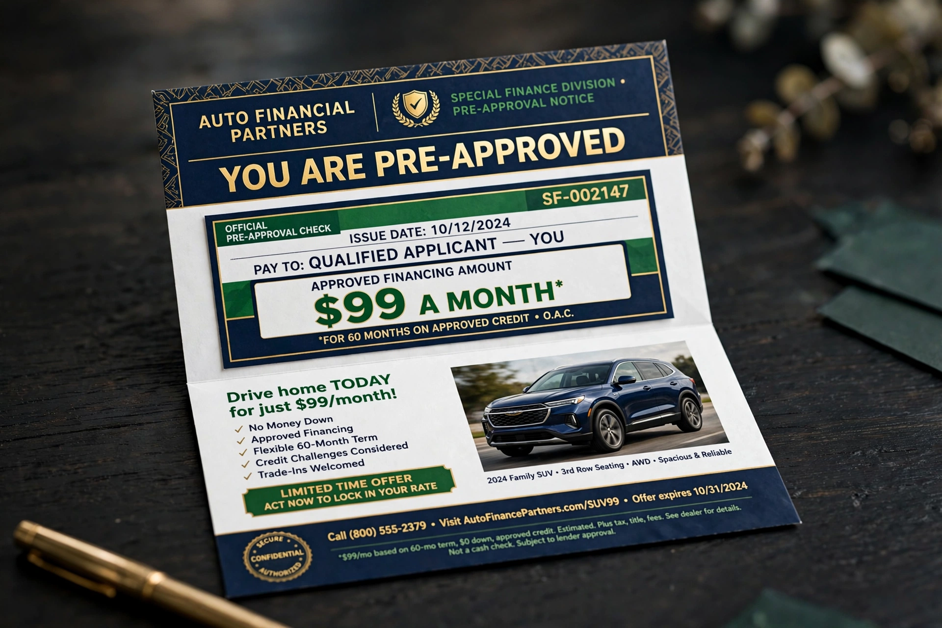 Special Finance Mailers