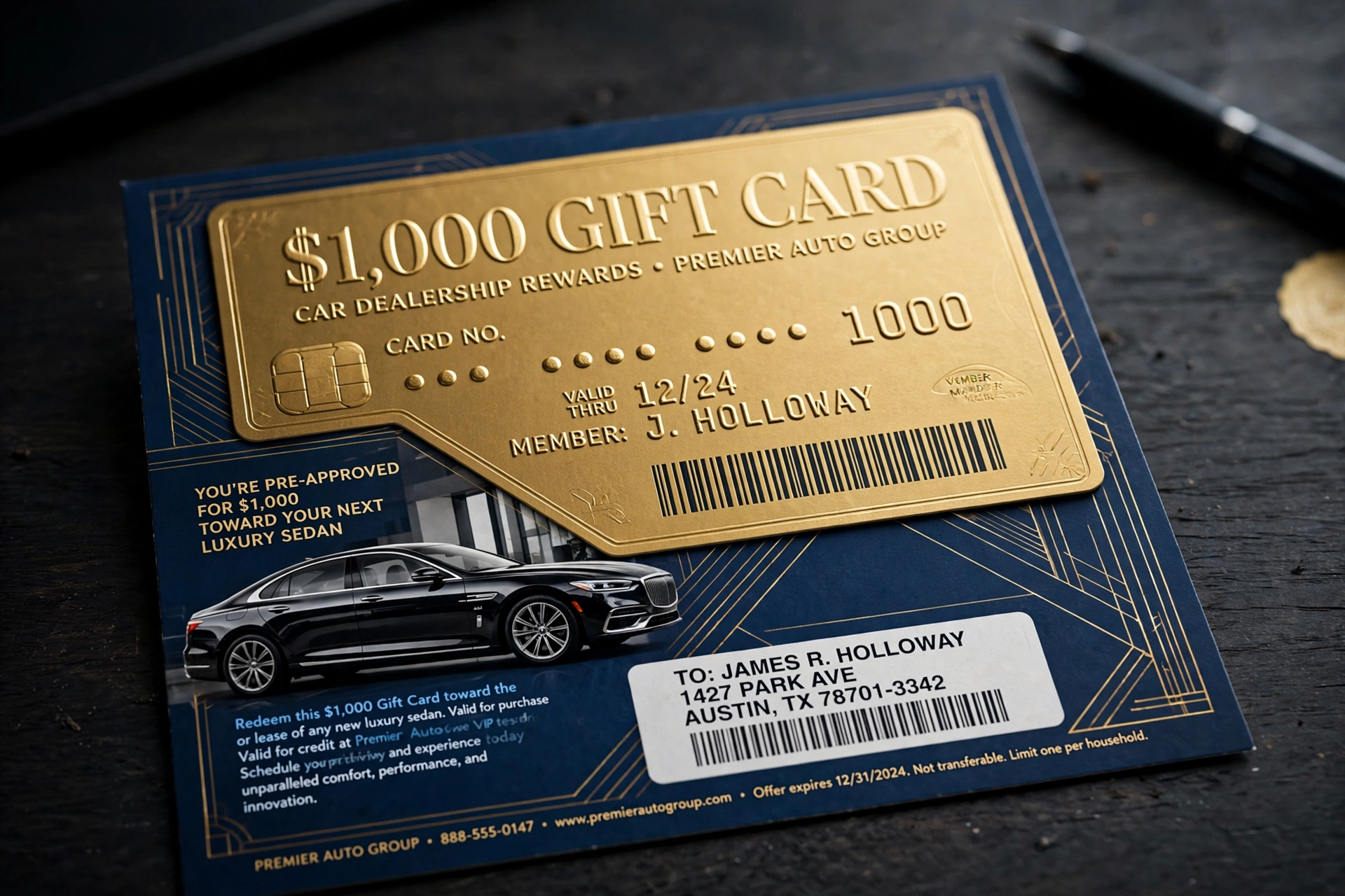 Gift Card Mailers