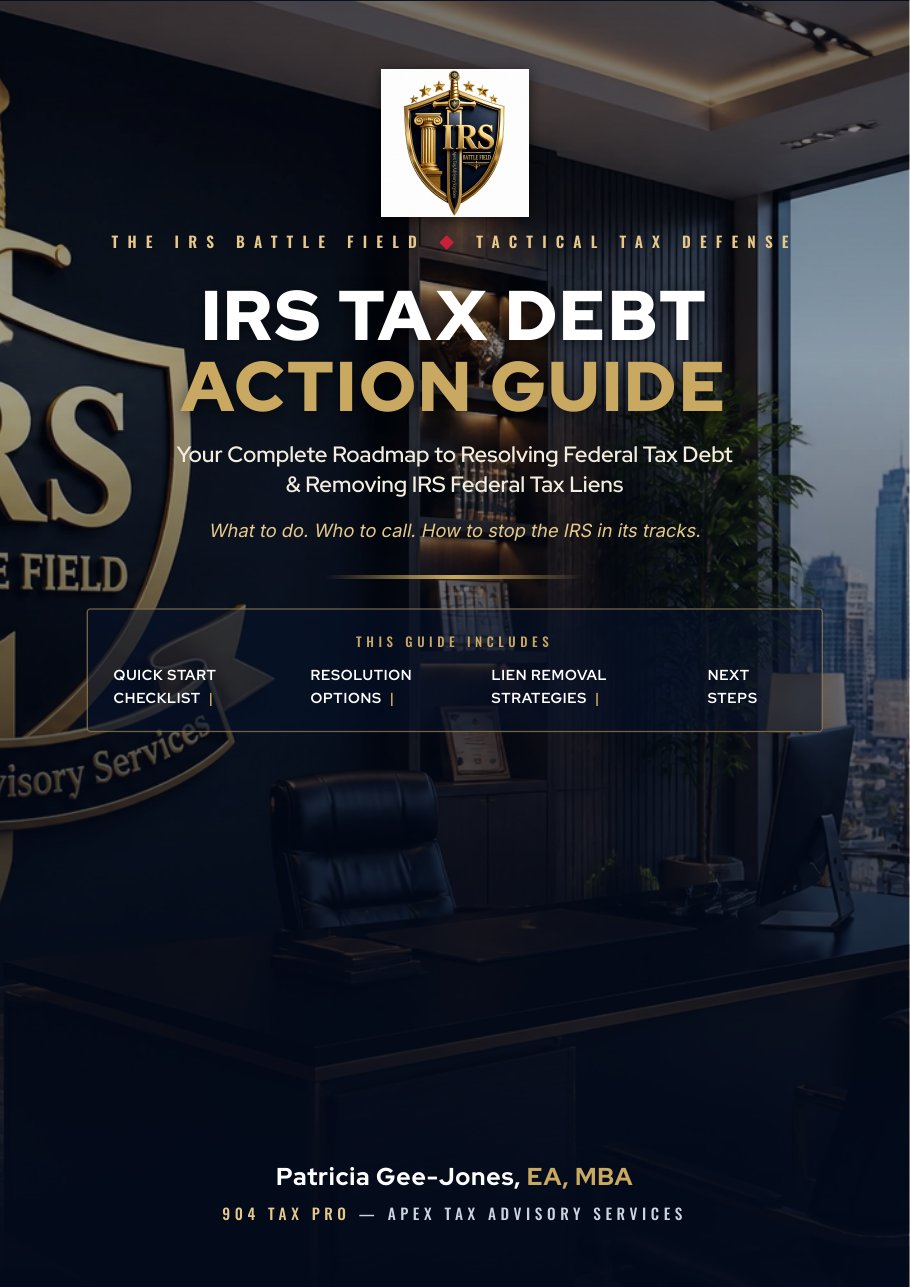 IRS Tax Debt Action Guide cover