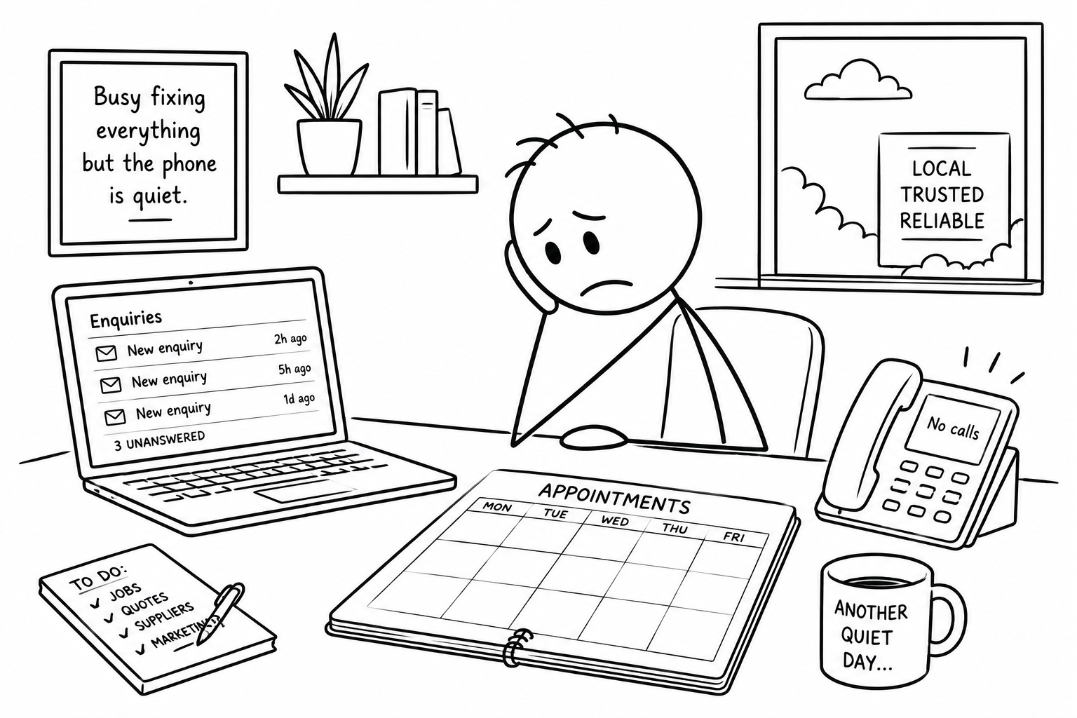 Why local businesses lose customers without knowing it - missed leads and slow follow-up