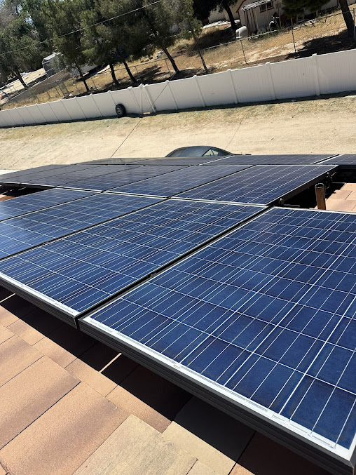 Blue Skye Cleaning LLC solar panel and exterior cleaning results