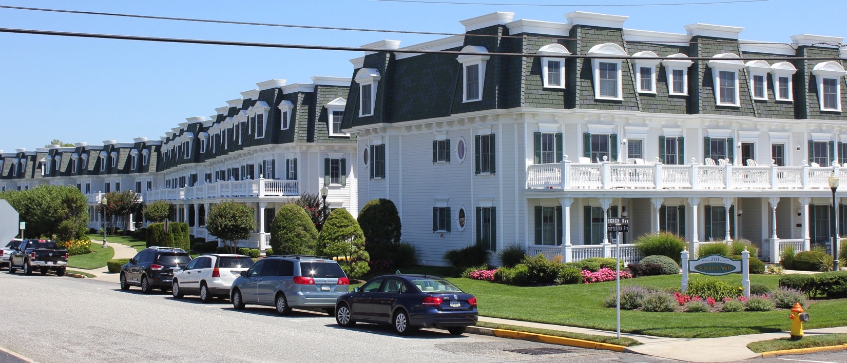 Seaboard Walk beachfront townhomes in Cape May, NJ
