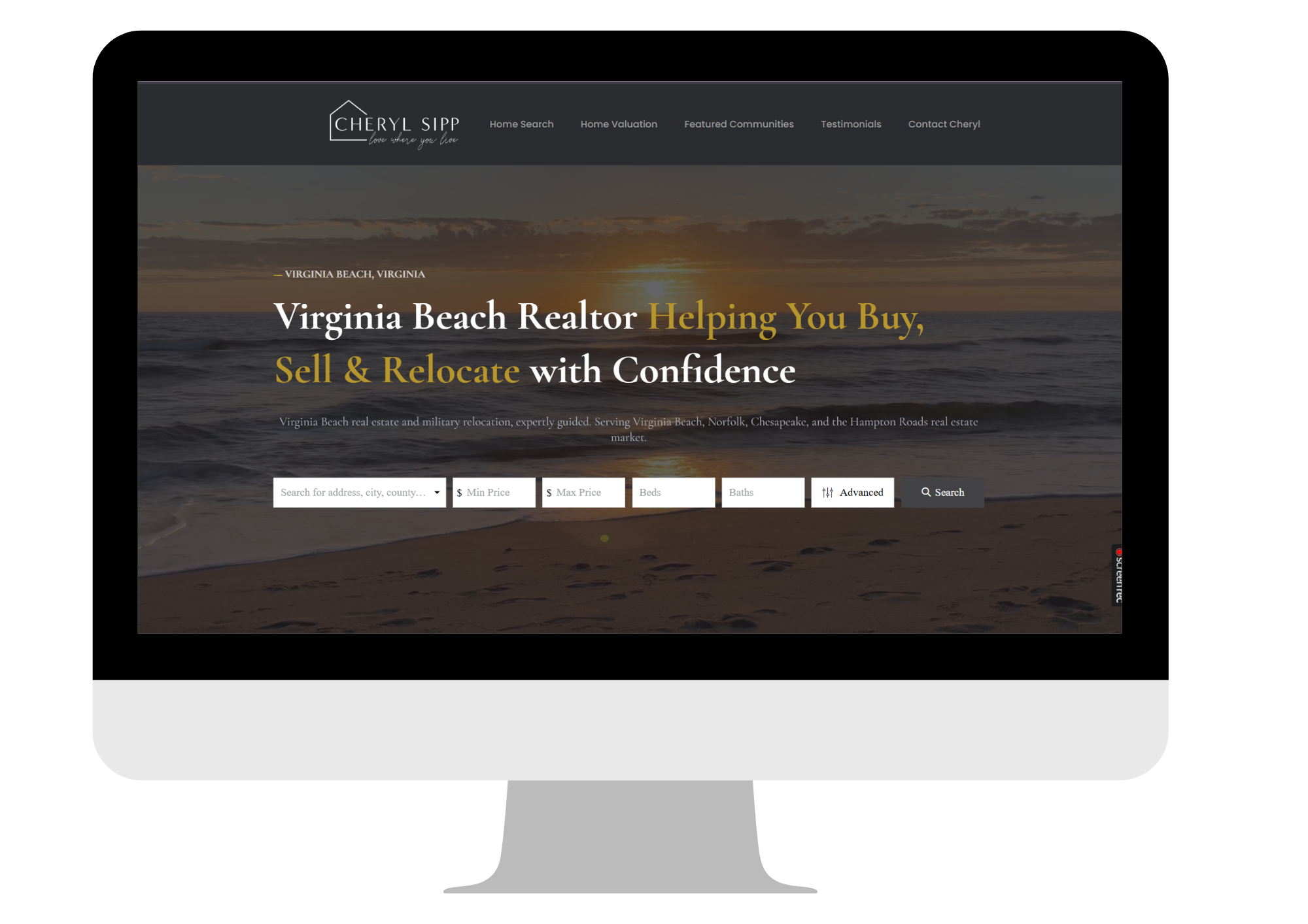 Cheryl Sipp Real Estate Website