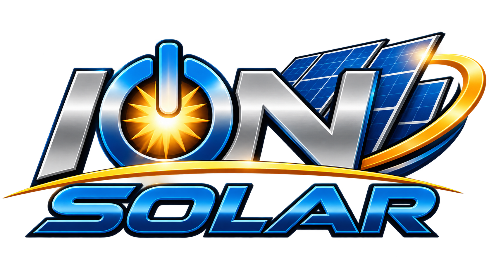 Adam J Aguilar D.B.A Ion Solar solar logo