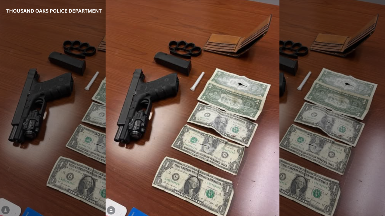 Proactive Traffic Stop in Thousand Oaks Uncovers Loaded Firearm, Cocaine, and Brass Knuckles