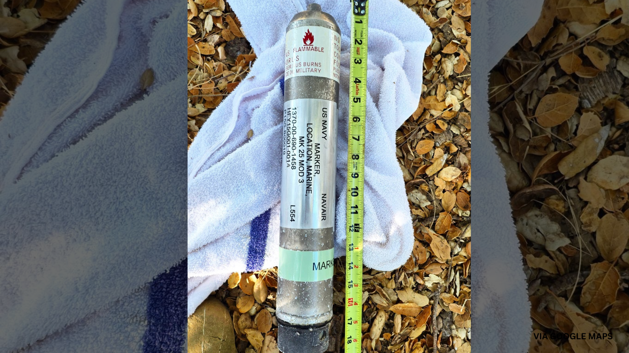 Military Explosives Warning Issued After Citizen Brings Dangerous Navy Marker to Ojai Home
