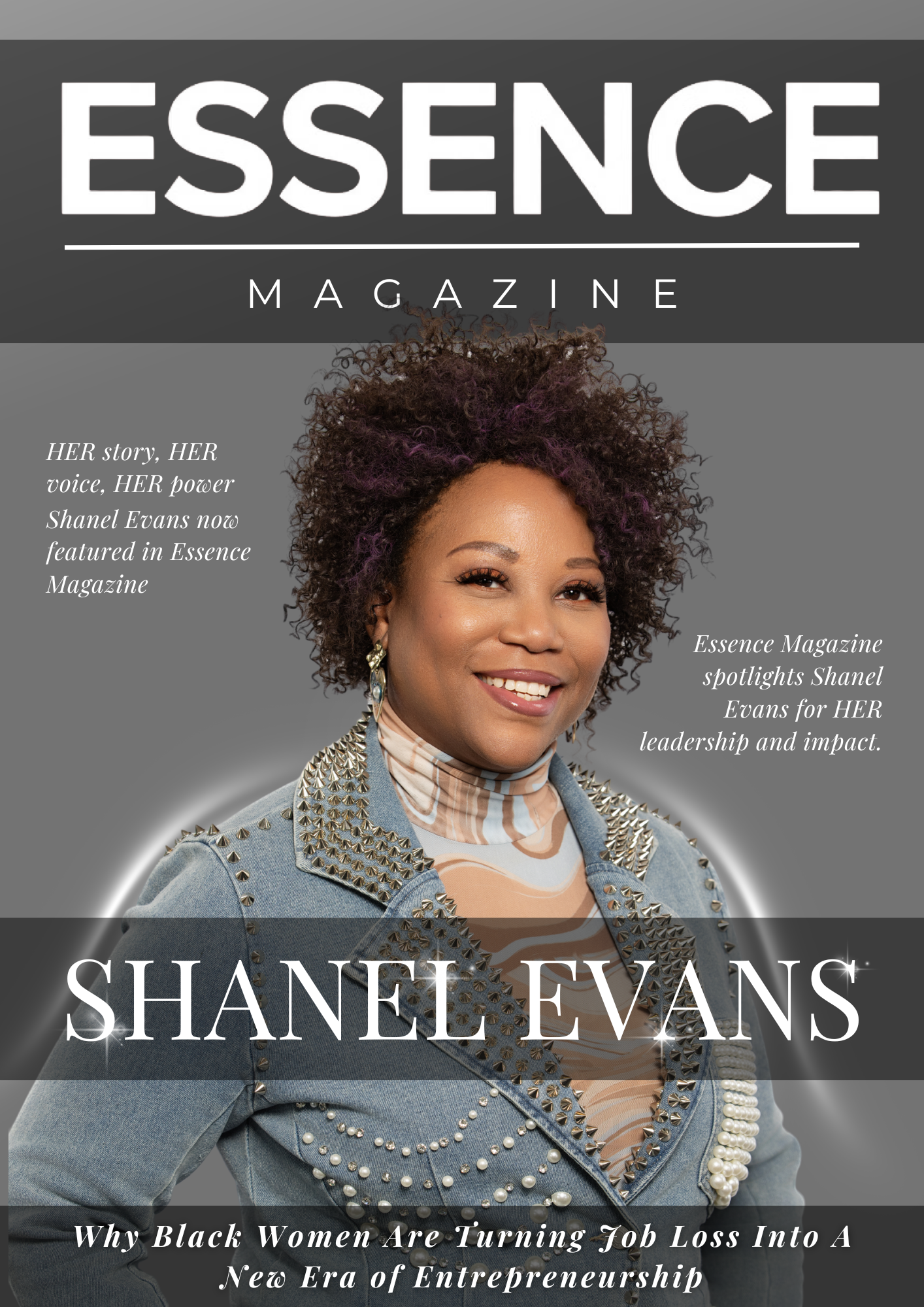 Shanel Evans featured in Essence Magazine