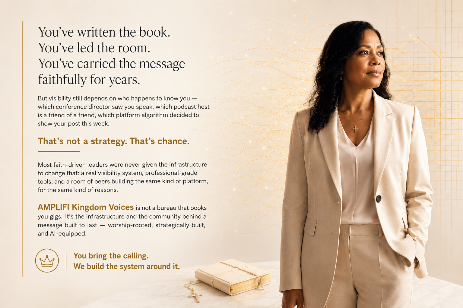 A faith-driven leader stepping into visibility and influence