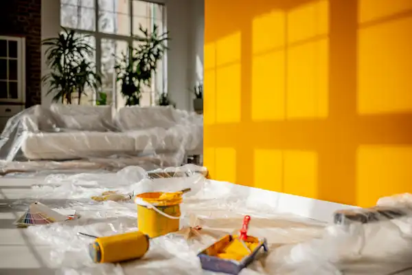 Interior painting services in Denver, CO for a residential living space