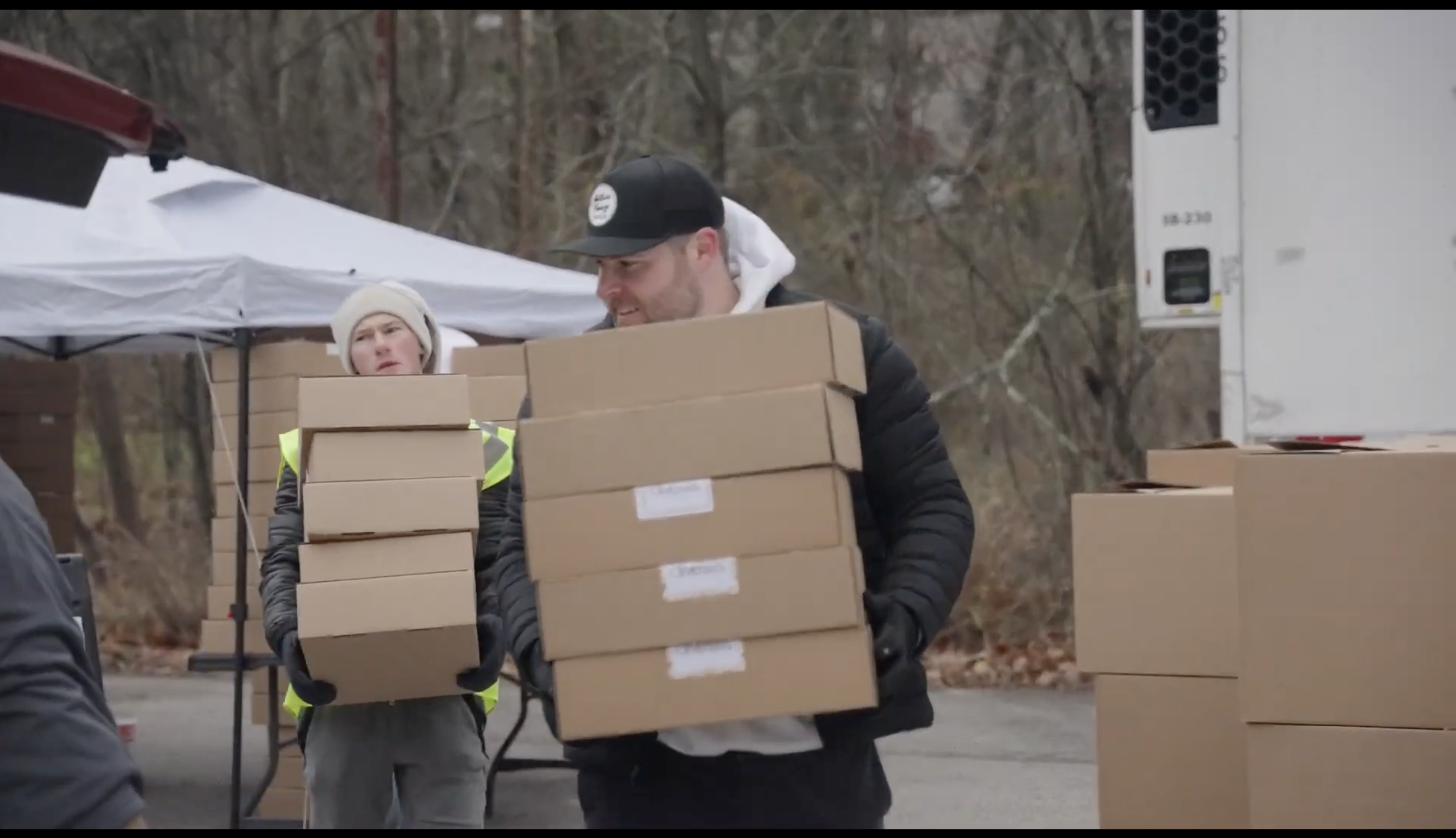 David Bednar at YINZgiving delivery day