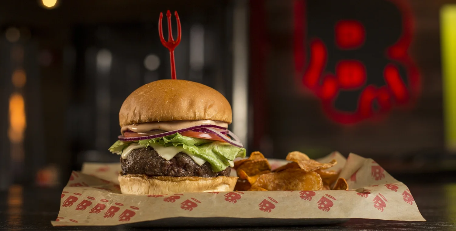 A Burgatory burger