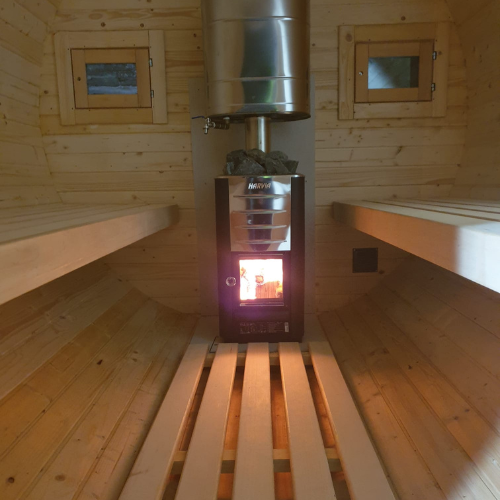 The Vortex Wood Fired Barrel Sauna