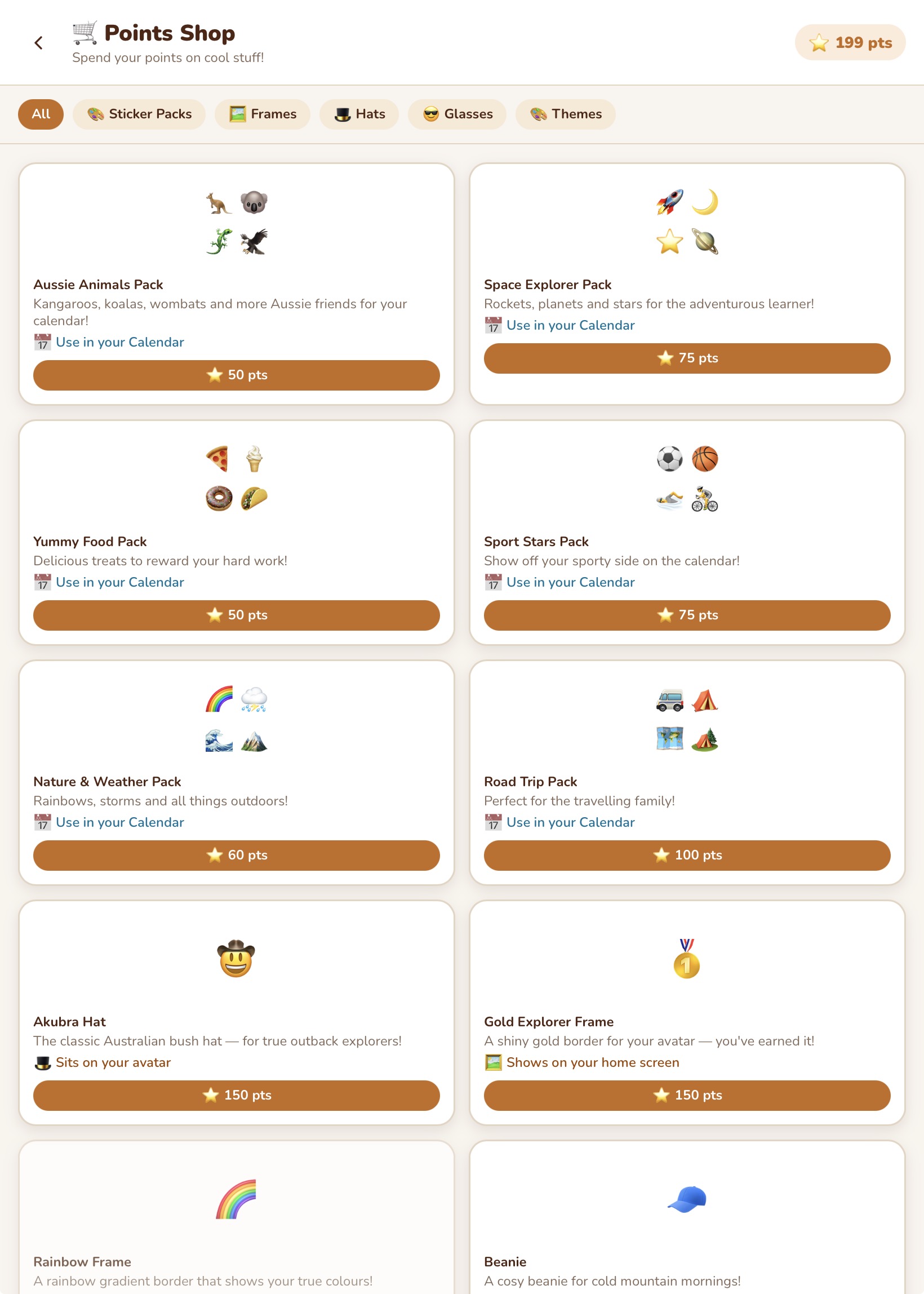 Points Shop