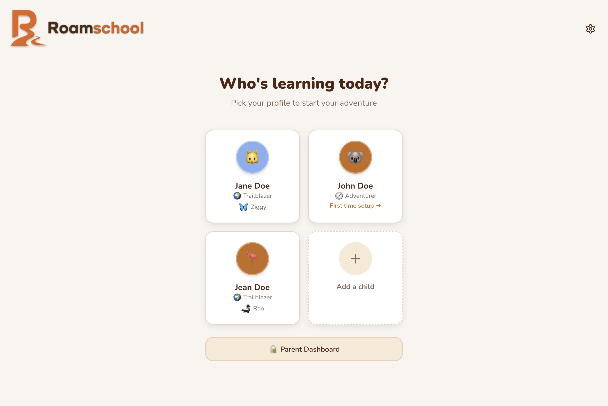 Multiple Children Dashboard