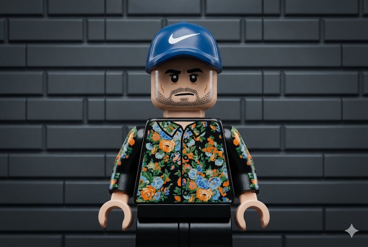 The person as a LEGO minifigure