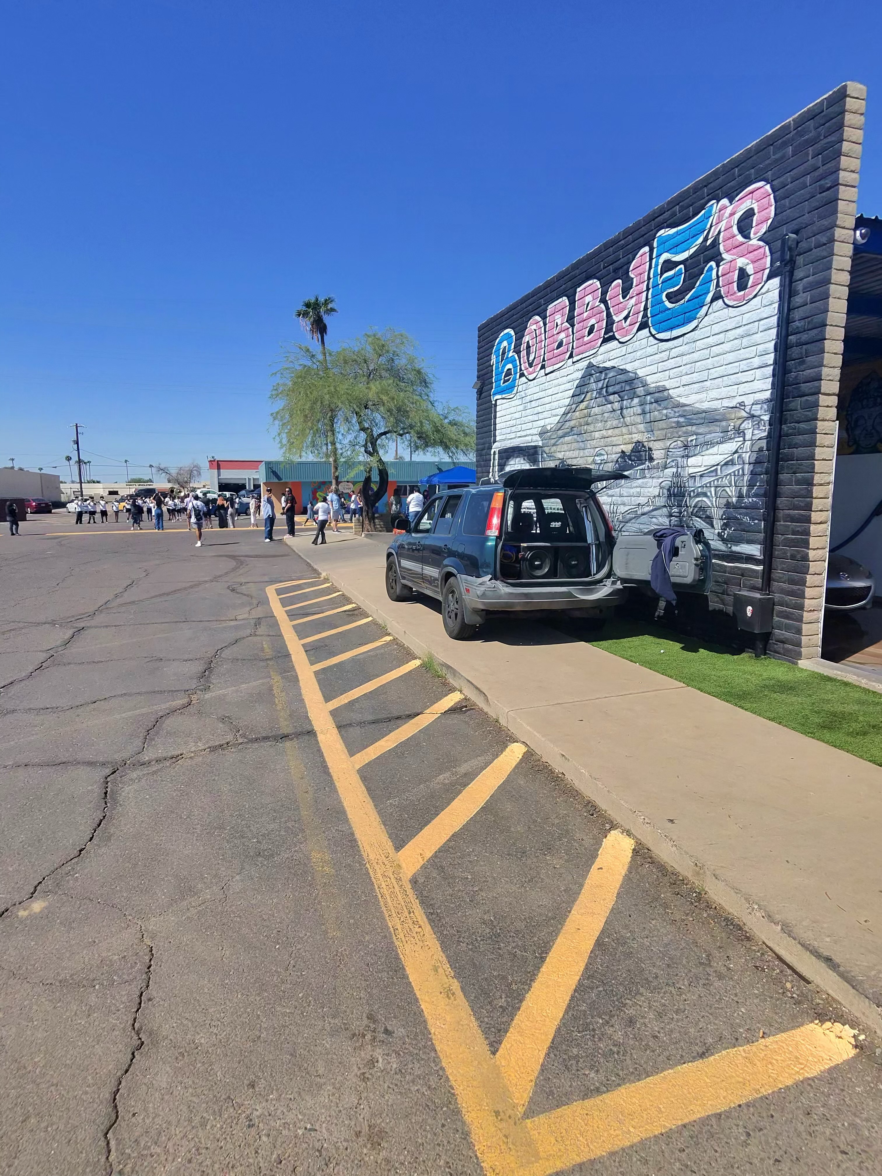 Tempe community gathering at Bobby E's Car Wash