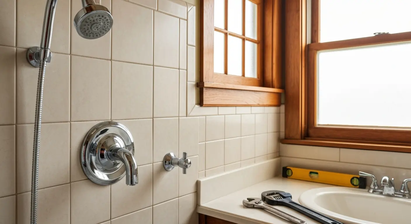 Shower fixture replacement