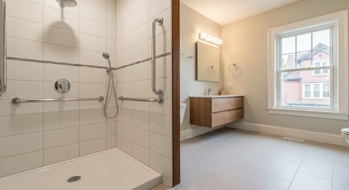 Handicap accessible bathroom