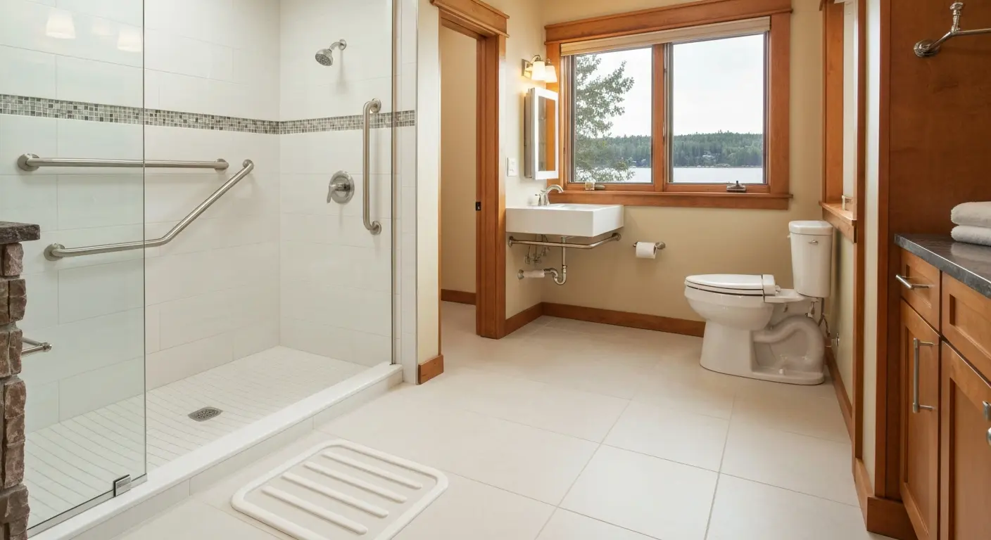 Handicap accessible bathroom