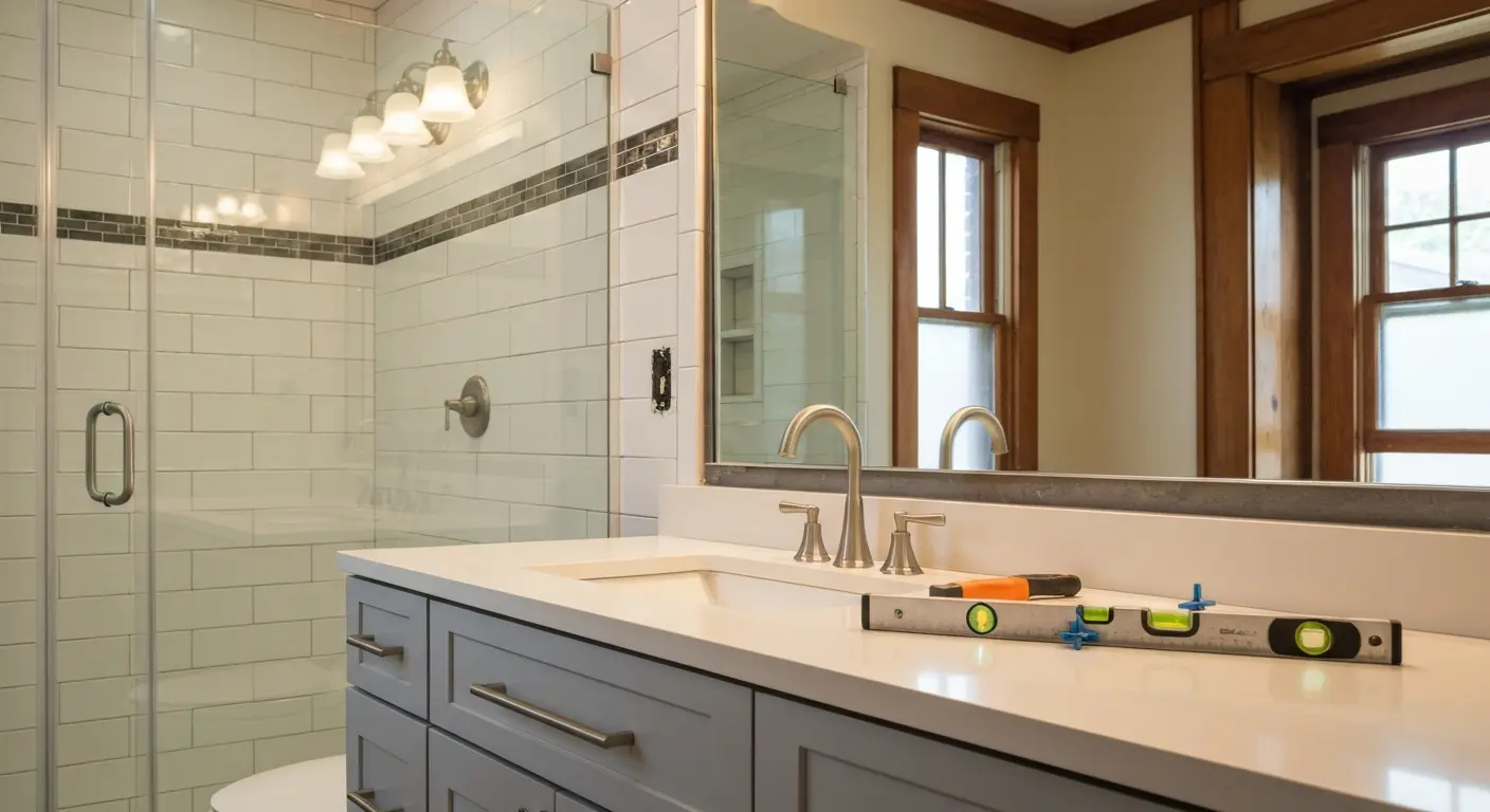 Custom bathroom remodel in Evensville