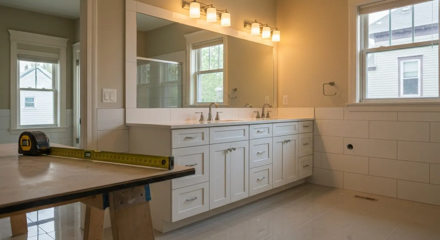 Custom bathroom remodel