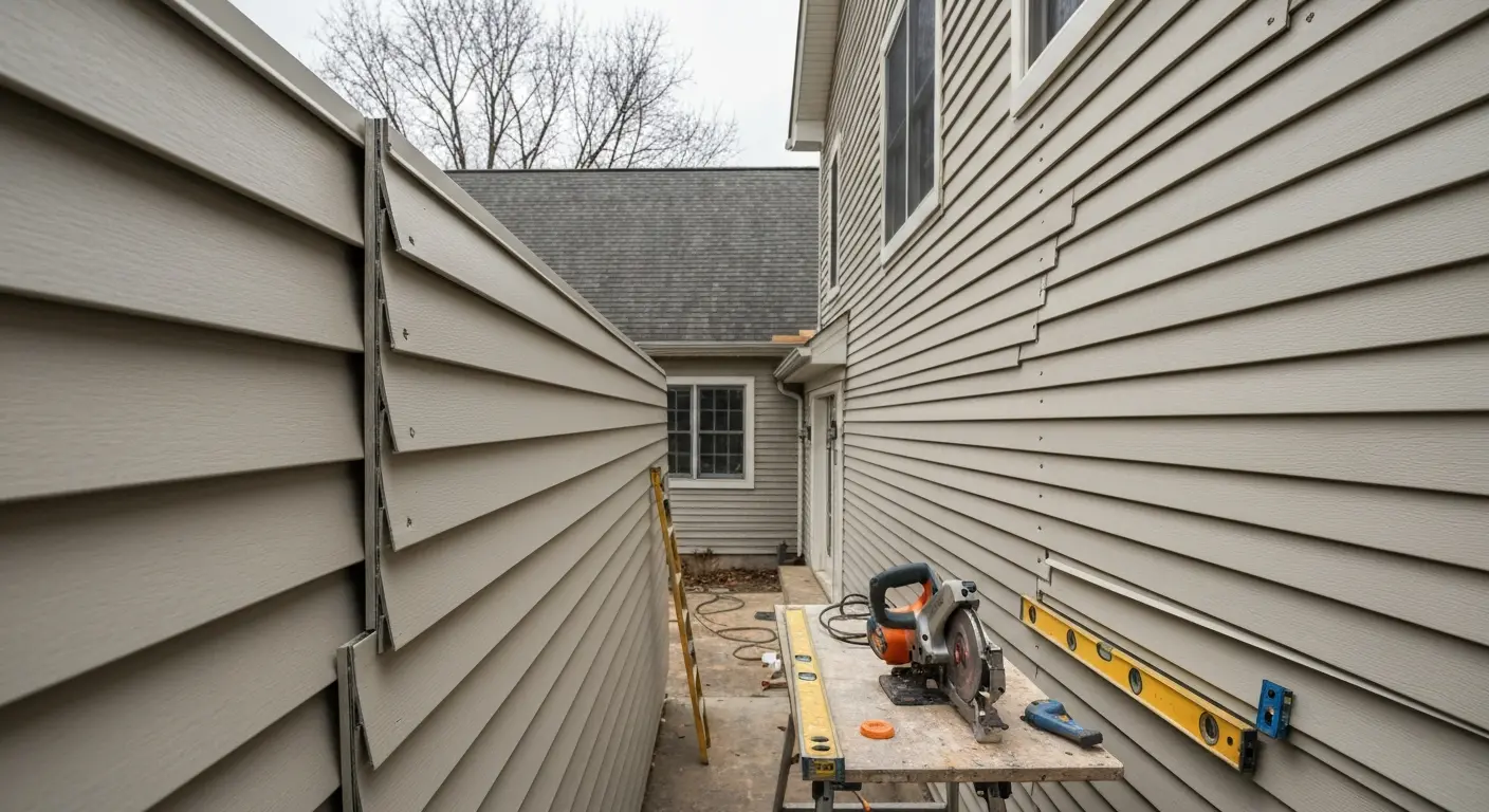 Fiber cement siding installation