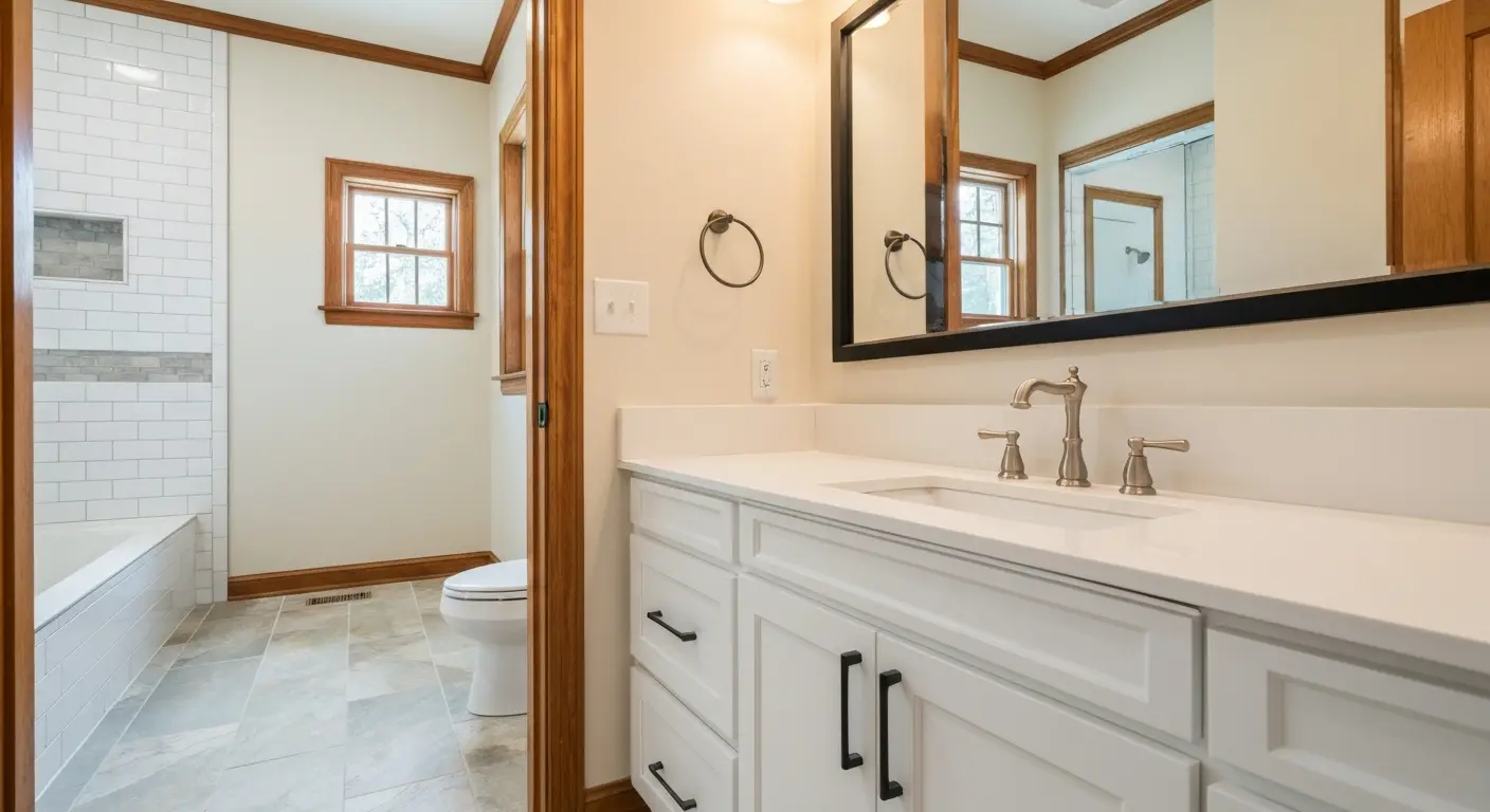 Custom bathroom remodel