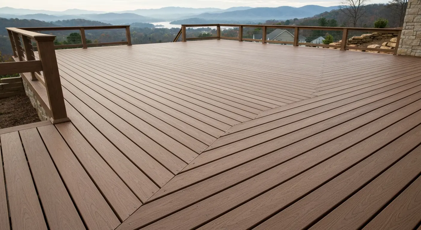 Trex deck installation