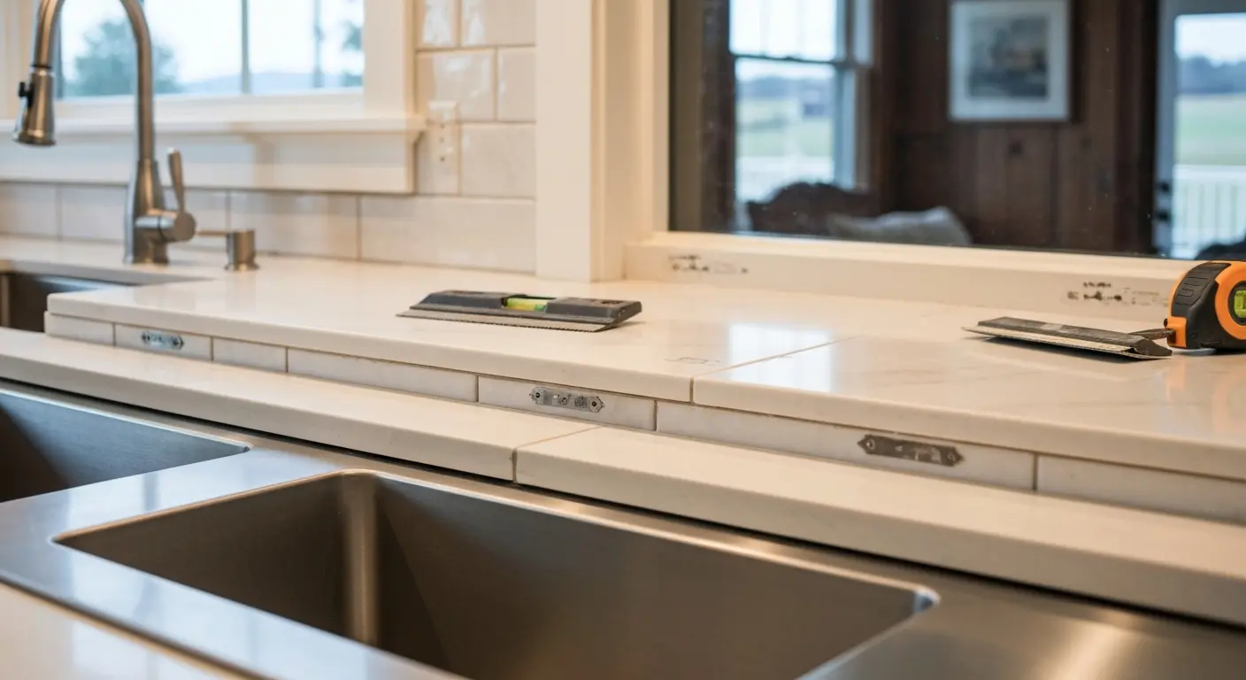 Integrated sink and backsplash design
