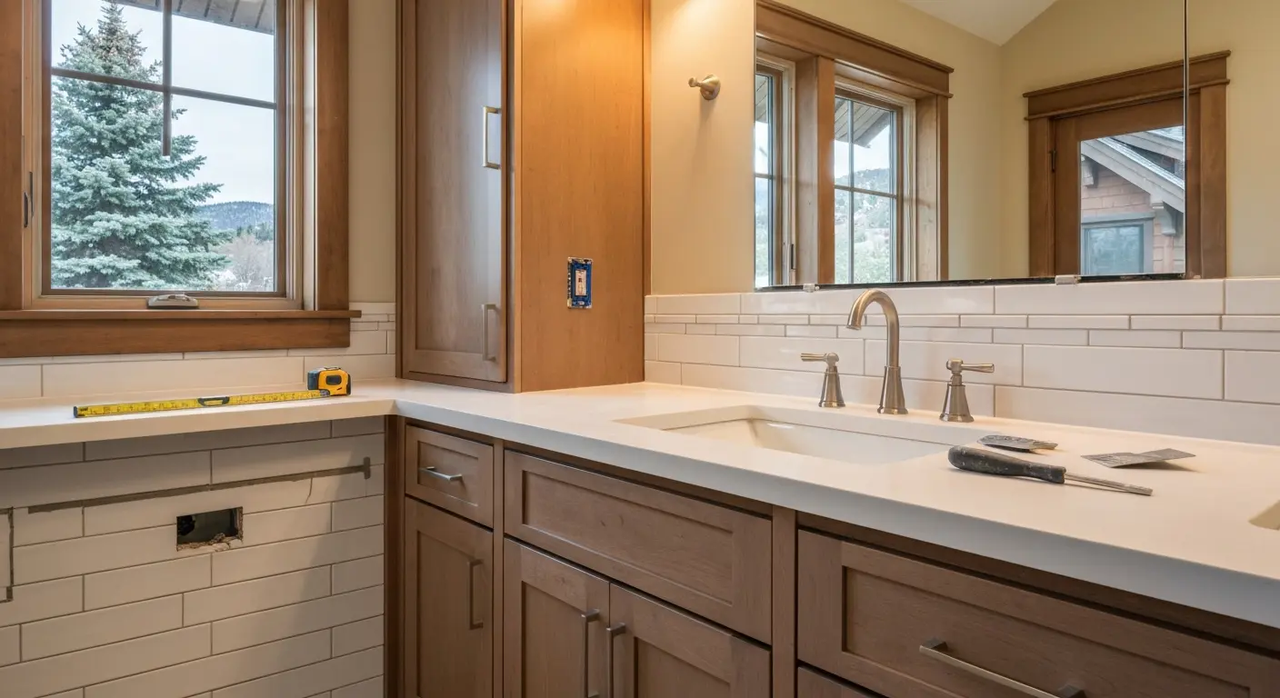 Custom bathroom remodel