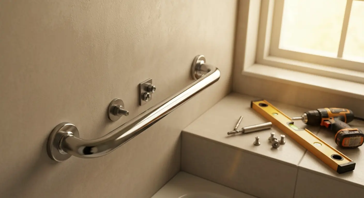 Grab bar installation