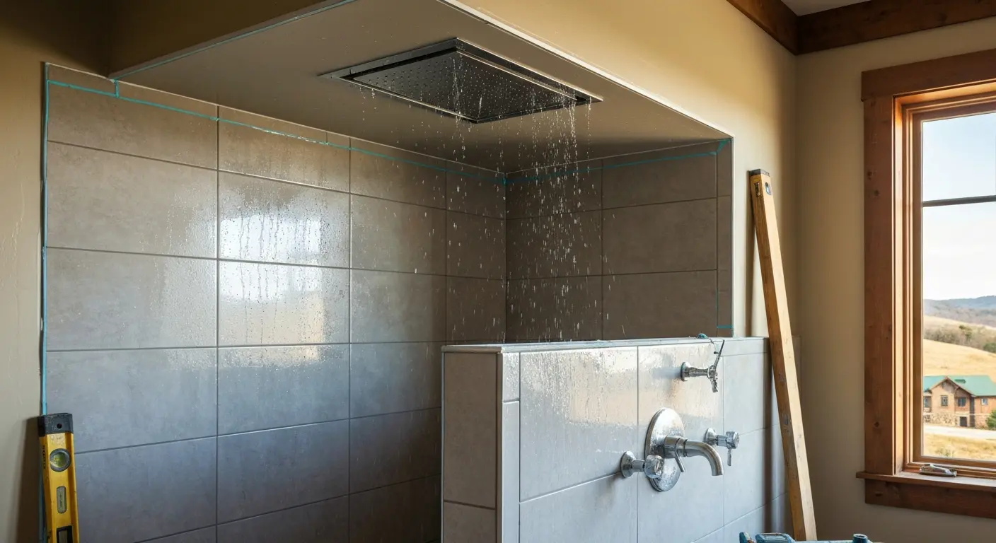 Moisture-resistant bathroom materials