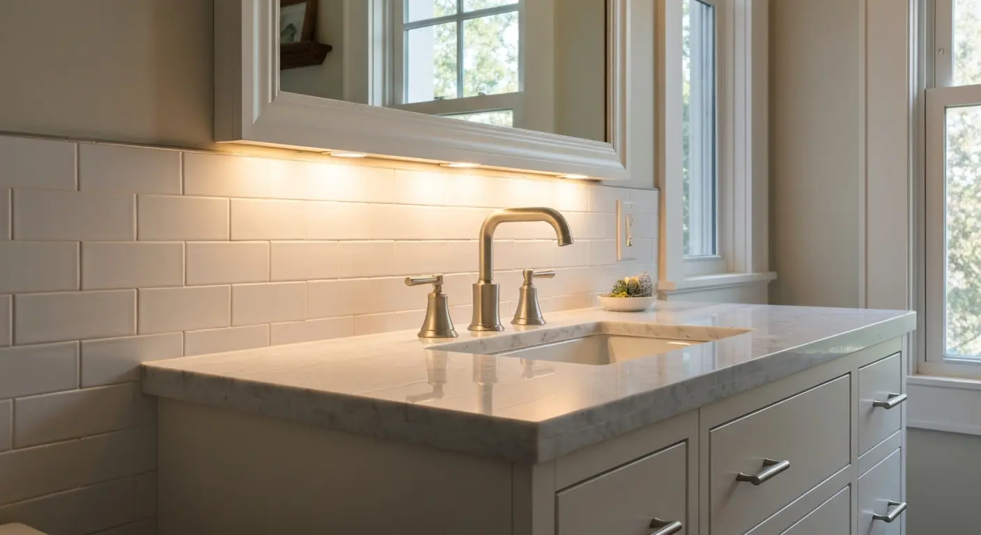 Modern bathroom fixtures
