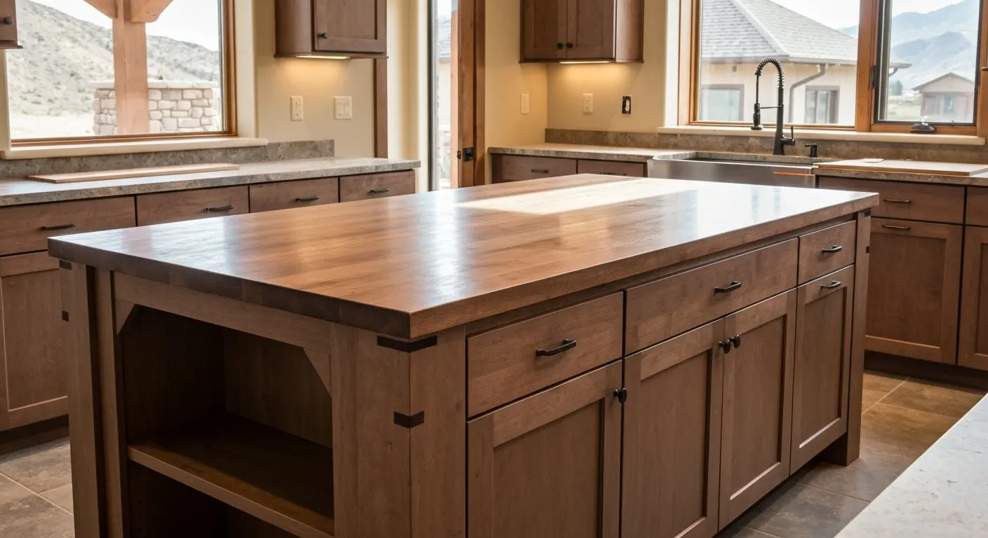Kitchen island design and construction Spring City