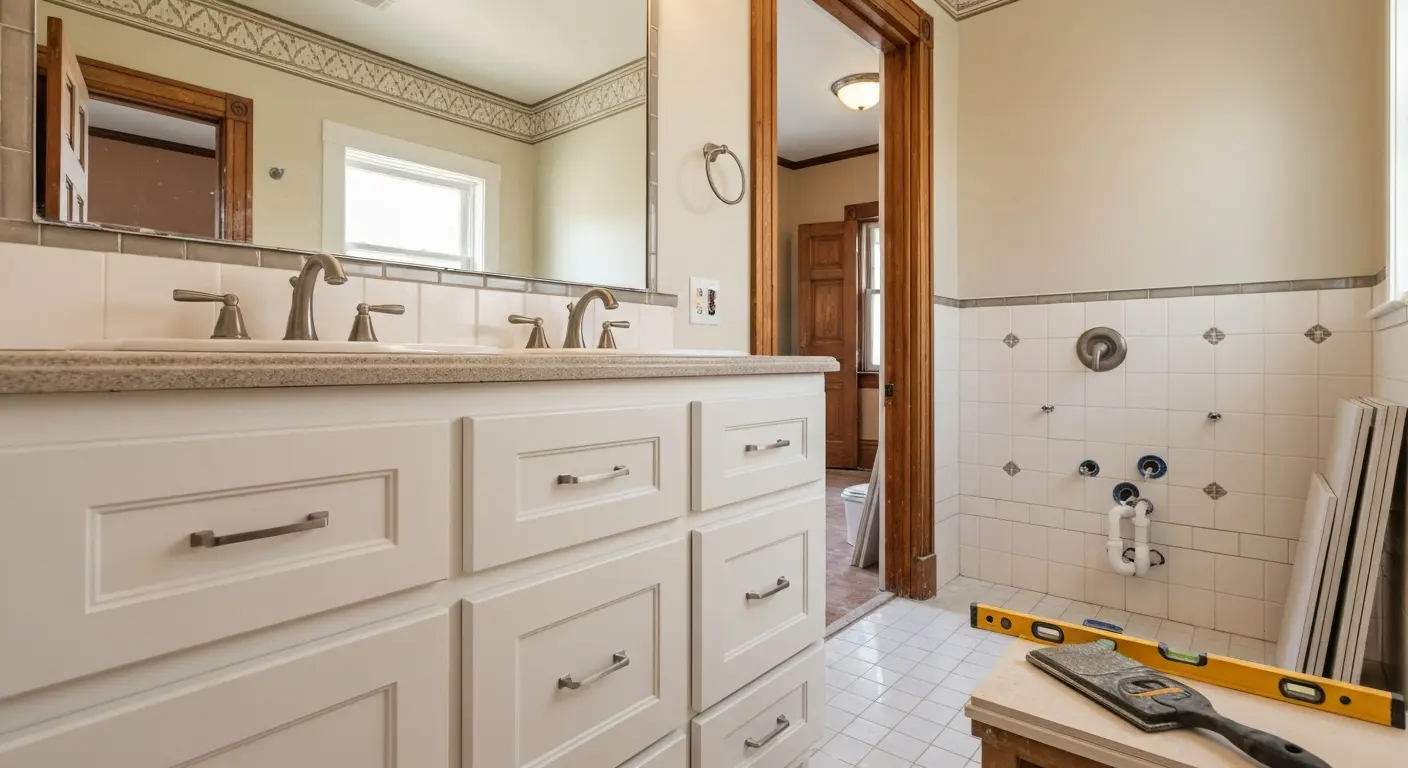 Custom bathroom remodeling