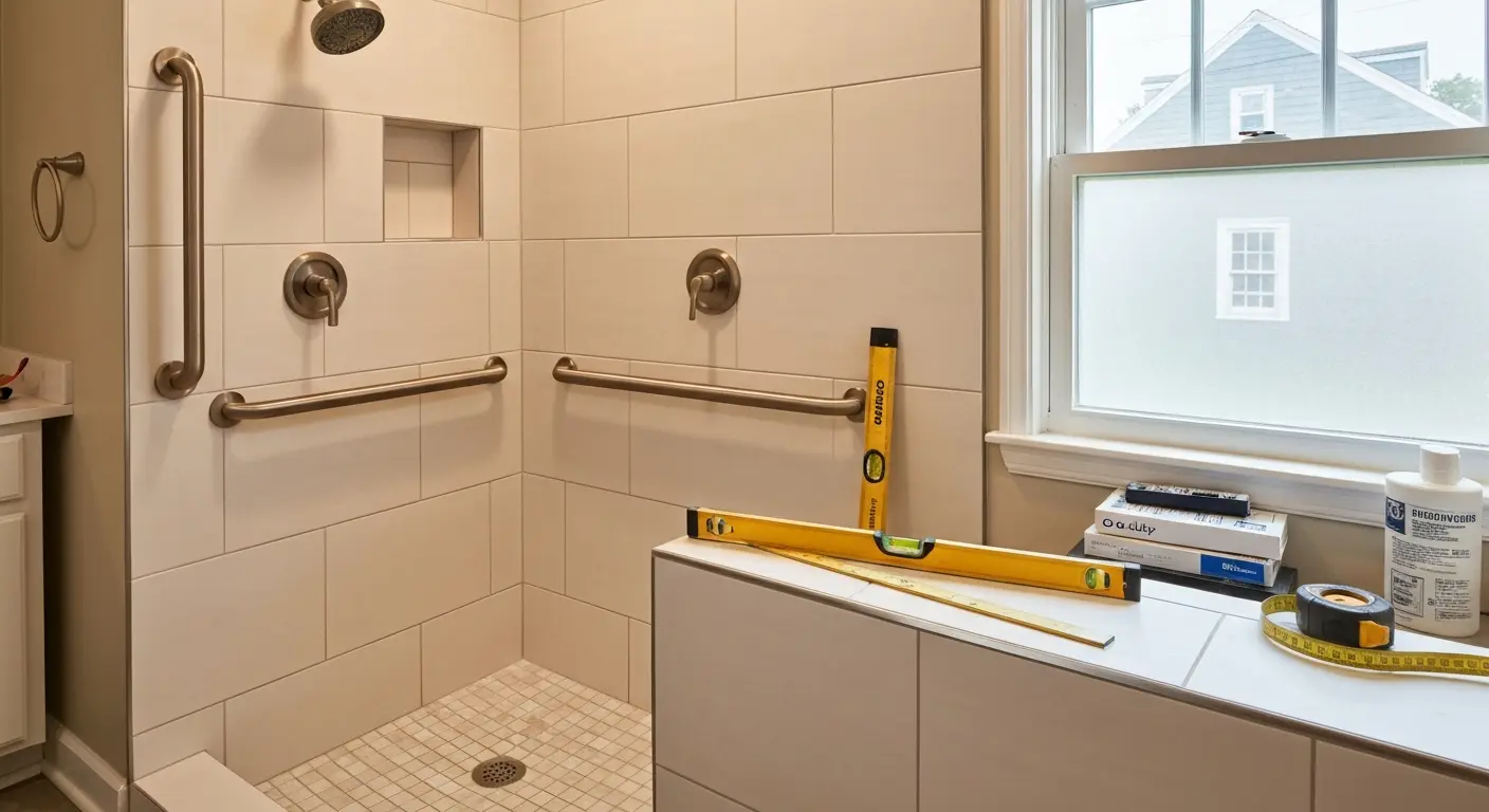 Walk-in shower conversion