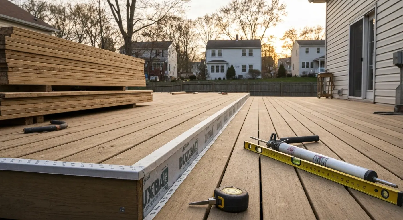 DuxxBak waterproof decking system